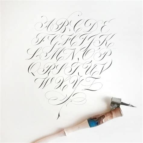 Fun with copperplate capitals : r/Calligraphy