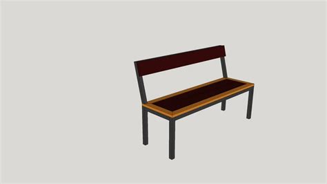 Lockwood Bench Patton Design 3d Warehouse