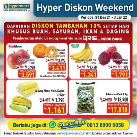 Katalog Promo Hypermart Hyper Diskon Weekend Desember Januari