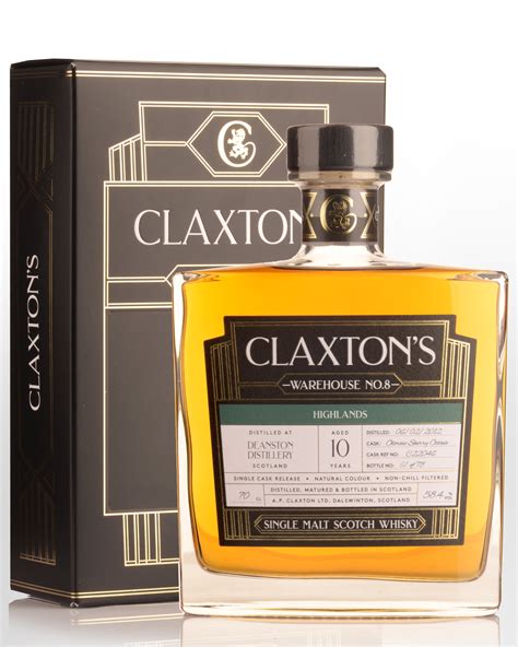 2012 Claxtons Warehouse No 8 Deanston 10 Year Old Cask Strength Single