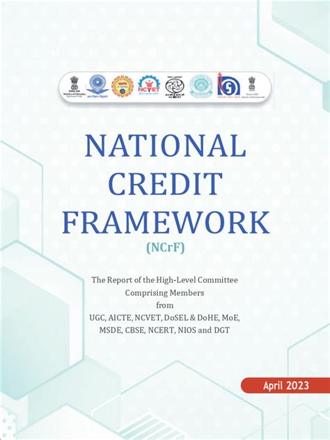 report  national credit framework  vocational education