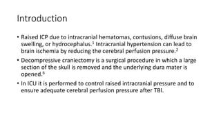 Trial Of Decompressive Craniectomy For Traumatic Intracranial