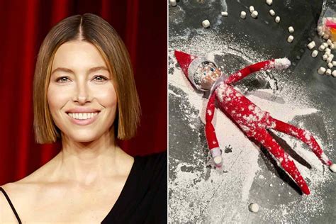 Justin Timberlake And Jessica Biel Reveal The Several Naughty Elf On The Shelf Displays They