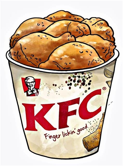 Pin By Alexivekemans On Mooie Tekeningen Kfc Cute Food Drawings