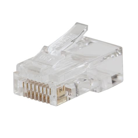 Pass Thru™ Modular Data Plug Rj45 Cat6 50 Pack Vdv826 703 Klein