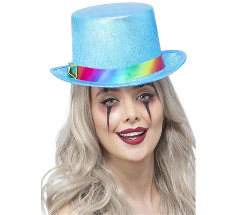 Cappello Da Clown Con Nastro Arcobaleno In Vari Colori