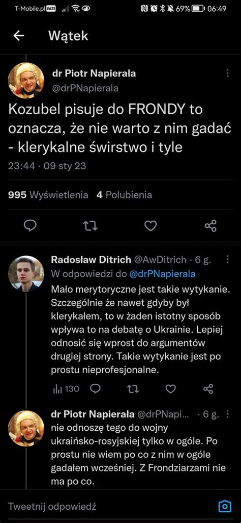 Marek Kozubel on Twitter Kolejne kłamstwo Napierały dotyczy Frondy