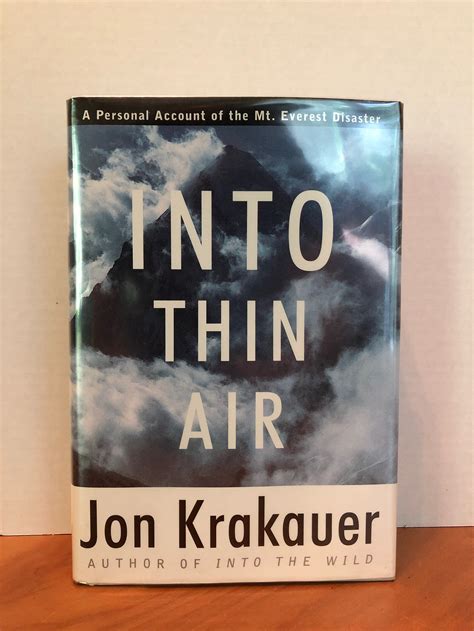 into thin air by jon krakauer