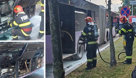 Timi Oara Incendiu La Un Autobuz N Zona Pia A Pe Strada Gheorghe