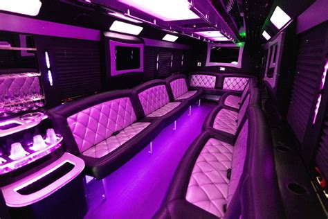 30 Passenger Luxury Party Bus Rental Exotic Limo Bus