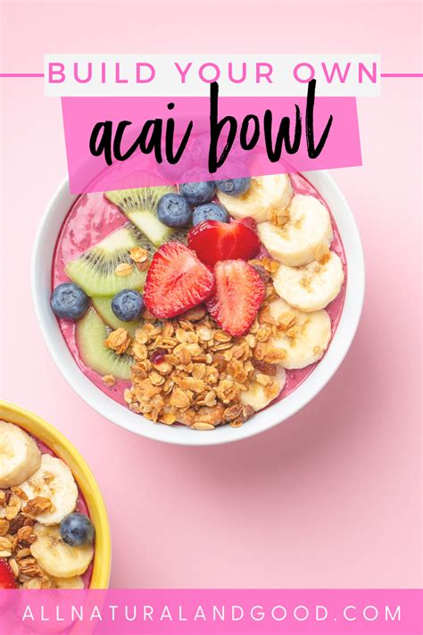 Build Your Own Acai Bowl