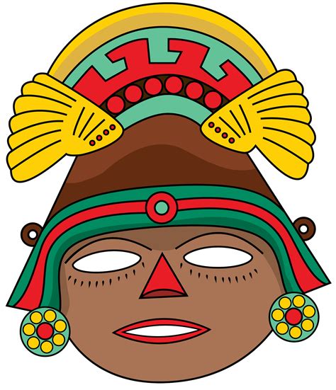 Aztec Png Aztec Warrior Png Colorful Aztec Clipart Design Of Etsy