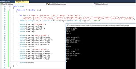 How To Read Json Data In C Example Using Console App And Aspnet Mvc