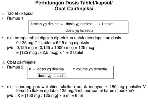 Rumus Menghitung Obat Homecare24