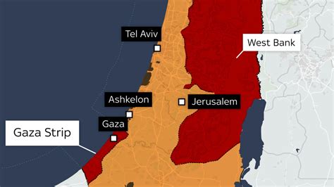 Where Are The Main Borders To The Gaza Strip And Can Palestinians