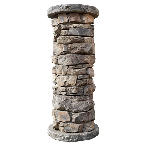 Ai Generated Stone Pillar Isolated On Transparent Background 40335036 Png