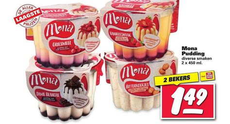 Mona Pudding Aanbieding Bij Lidl