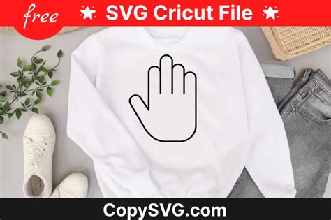 Hand Svg Free Cut File For Cricut (Updated 2024)