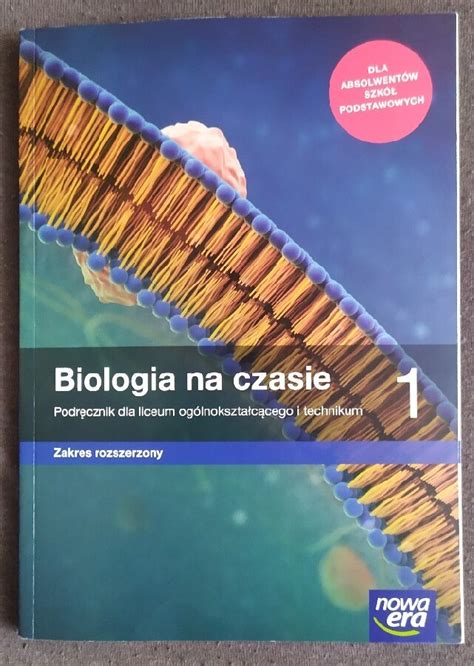 Biologia Na Czasie Zakres Rozszerzony Tarn W Kup Teraz Na