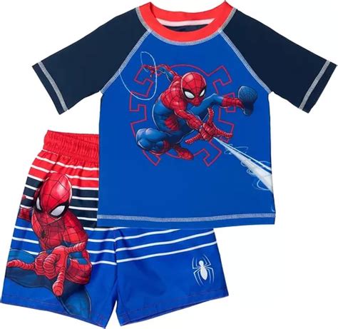 Traje De Baño Para Niños De Spider man Talla 3t Envío gratis