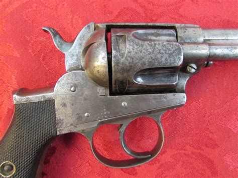 216 - RARE & UNUSUAL ANTIQUE FRENCH LIGHTNING COLT REVOLVER COPY - Antiquefirearms