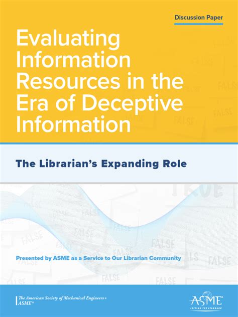 Evaluating Information Resources Pdf Information Literacy Librarian