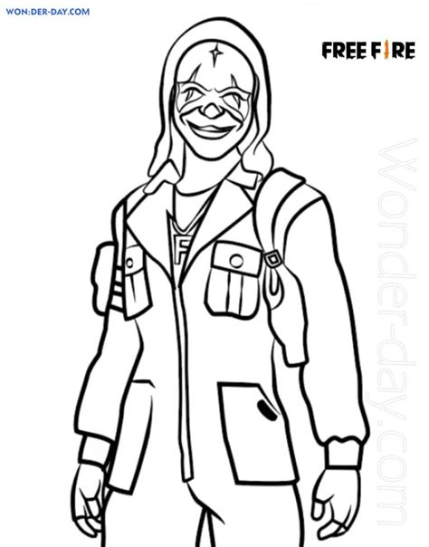 Garena Free Fire Coloring Pages