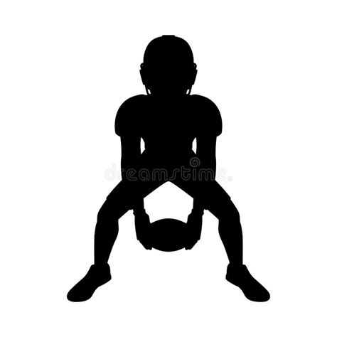 Vecteur De Silhouette De Joueur De Rugby Illustration De Vecteur