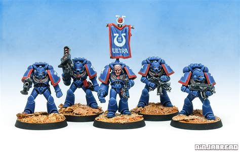 1990s Ultramarines Tactical Squad Rhenus Curiss Ninjabread