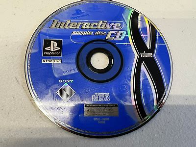 Interactive Cd Sampler Pack Volume Vol Sony Ps Playstation Disc