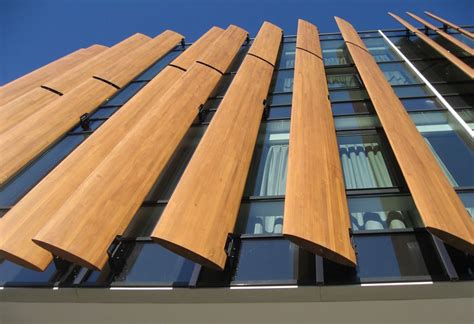 Timber Louvres Facade Architecture Facade Lighting Facade Design