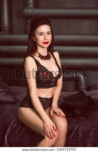Portrait Sexy Asian Woman Lingerie Underwear Stock Photo 1309719793 Shutterstock