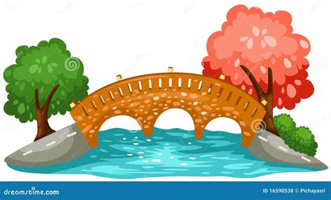 Bridge Vector Illustration | CartoonDealer.com #24804496