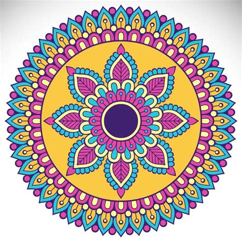 Vector Indian Mandala Stock Vector By Vikasnezh