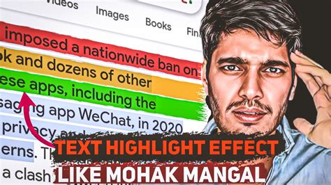 Edit Like Mohak Mangal Text Tutorial In Mobile Alight Motion YouTube