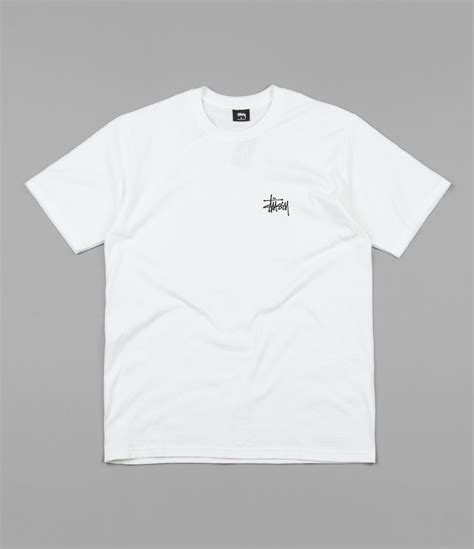 Stussy Basic Stussy T Shirt White Flatspot