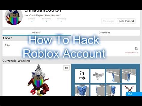 How To Hack Account In Roblox YouTube