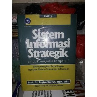 Jual BUKU SISTEM INFORMASI STRATEGIK UNTUK KEUNGGULAN KOMPETITIF