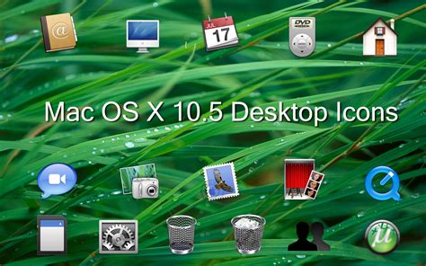 Mac OS X Desktop Icon Set by vistaskinner99 on DeviantArt