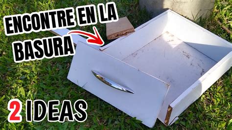 2 IDEAS PARA APROVECHAR CAJONES DE MADERA VIEJOS YouTube