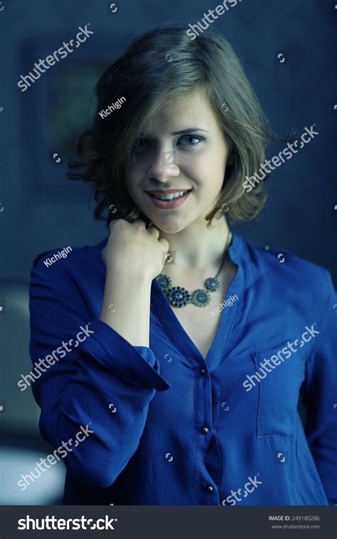 Portrait Sexy Confident Brunette Stock Photo Shutterstock