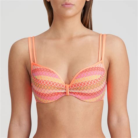 Haut De Bikini Rembourr Coeur Almoshi Orange Juicy Peach Marie Jo