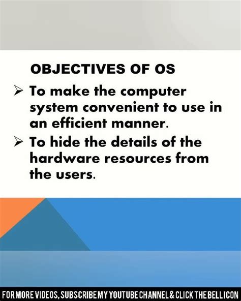 Objectiveofoperatingsystem What Are The Objectives Of Operating System