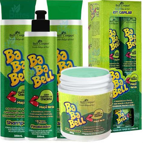 KIT BABABELL MAÇÃ VERDE BELL CORPUS COSMÉTICOS HIDRATAÇÃO E NUTRIÇÃO