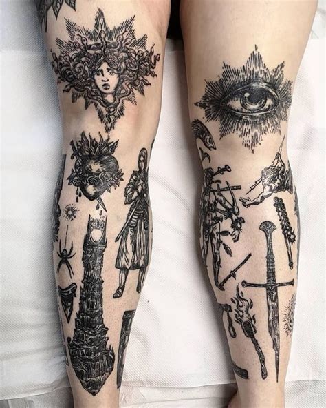 Details 84 Above Knee Tattoo Ideas Latest In Cdgdbentre