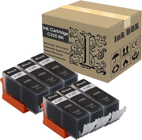 C225 Replacement Ink Cartridges Black Multipack Compatible For Canon Pixma Mg5210