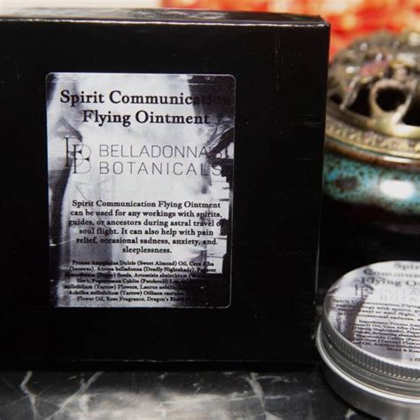 Belladonna Botanicals Spirit Communication Flying Ointment Ritual