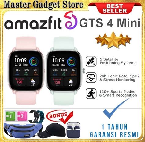 jual amazfit gts  mini smartwatch  amoled gps spo  sports