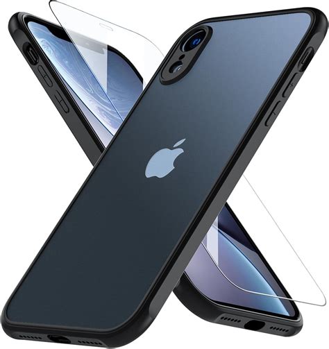 Fin Feel Coque Pour Iphone Xr Coque Iphone Xr Antichoc Avec Verre