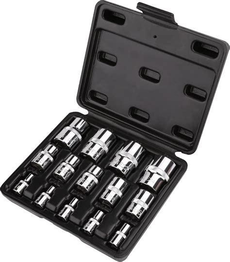 CCLIFE 14tlg Torx Nuss Set E Profil Stecknüsse Steckschlüssel Satz